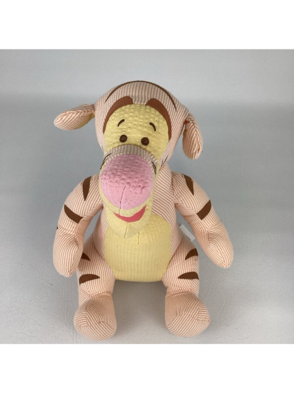 Disney Store Winnie Pooh Friends Seersucker Tigger 13" Plush Stuffed Animal Toy - Picture 3 of 7